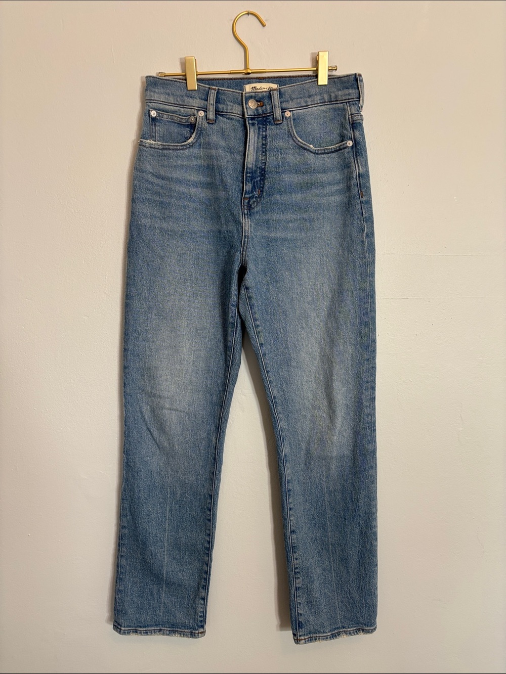Madewell Light Blue 90s Straight Leg Jeans